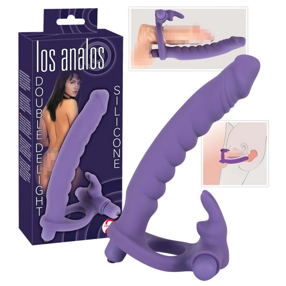 You2Toys - vibrador anal 3 em 1 - silicone lilás