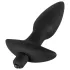 Black Velvets - Kit plug anal vibratório - 4 peças - silicone preto