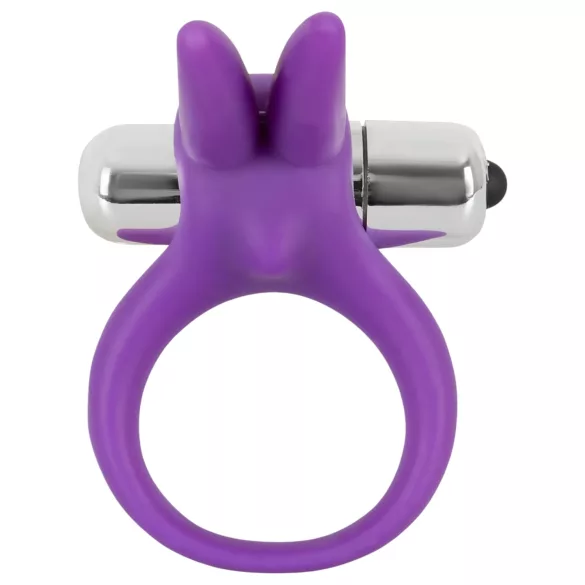 SMILE - anel peniano vibratório com estimulador de clitóris - silicone lilás