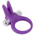 SMILE - anel peniano vibratório com estimulador de clitóris - silicone lilás
