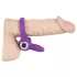 SMILE - anel peniano vibratório com estimulador de clitóris - silicone lilás