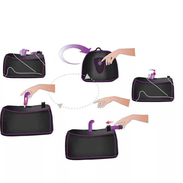 You2Toys - Máquina de sexo rotativa para ponto G e P, com ligação à rede elétrica