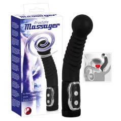   You2Toys - Massageador de próstata vibrador rotativo - silicone preto