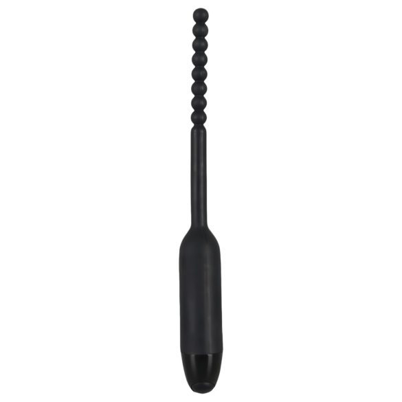You2Toys - vibrador uretral com esferas - 0,8cm - preto