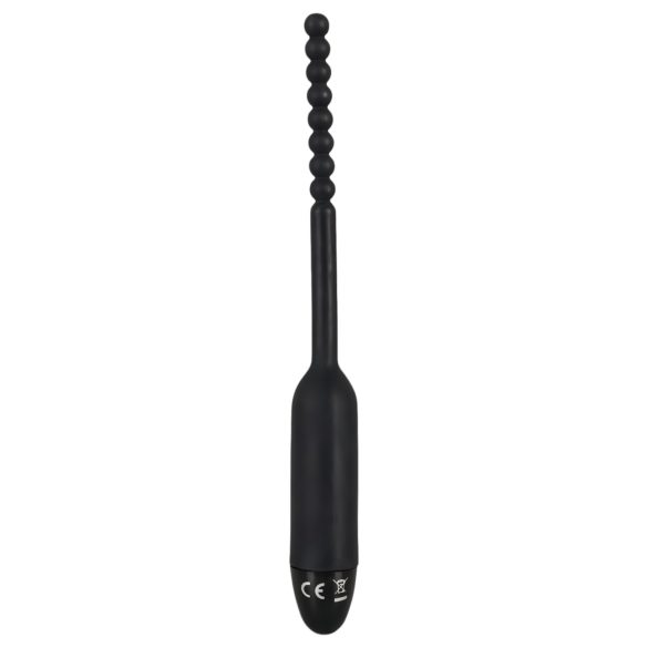 You2Toys - vibrador uretral com esferas - 0,8cm - preto
