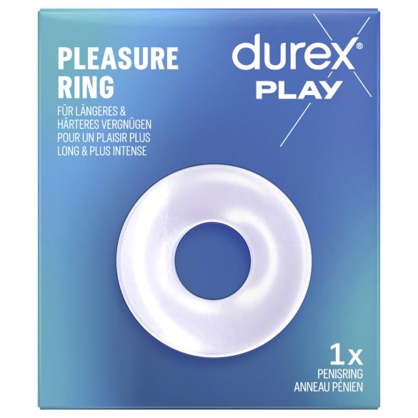 Durex - anel peniano - prolonga ereção - transparente