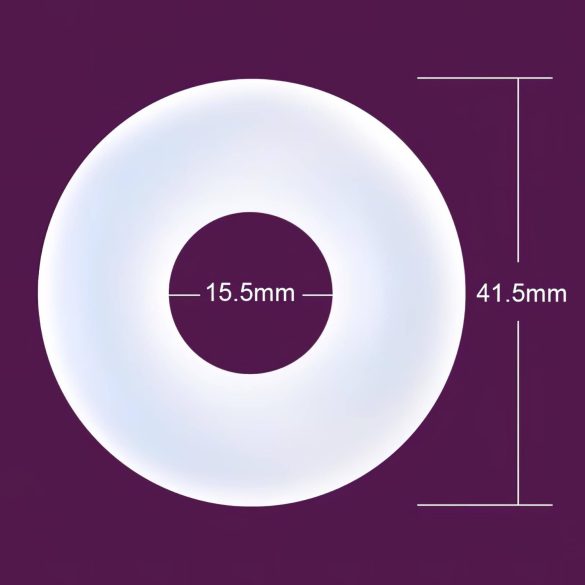 Durex - anel peniano - prolonga ereção - transparente