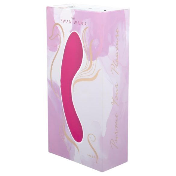 The Swan Wand - vibrador massageador recarregável - silicone rosa