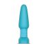 b-Vibe - vibrador anal com esferas rotativas recarregável - azul turquesa