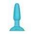 b-Vibe - vibrador anal com esferas rotativas recarregável - azul turquesa