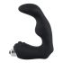 Rebel - vibrador prostático curvado - silicone preto