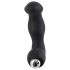 Rebel - vibrador prostático curvado - silicone preto