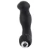 Rebel - vibrador prostático curvado - silicone preto
