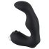 Rebel - vibrador prostático curvado - silicone preto