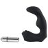 Rebel - vibrador prostático curvado - silicone preto