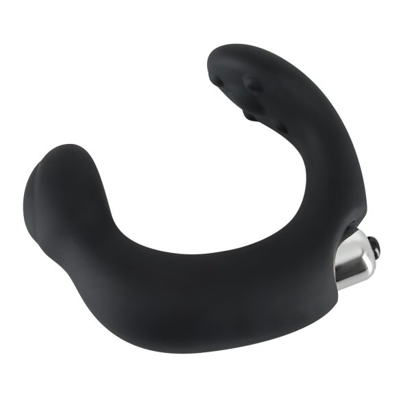 Rebel - vibrador próstata curvo - silicone preto