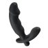 Rebel - vibrador de próstata com pênis - silicone preto
