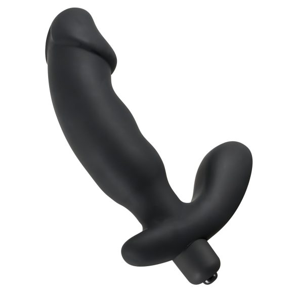Rebel - vibrador de próstata com pênis - silicone preto