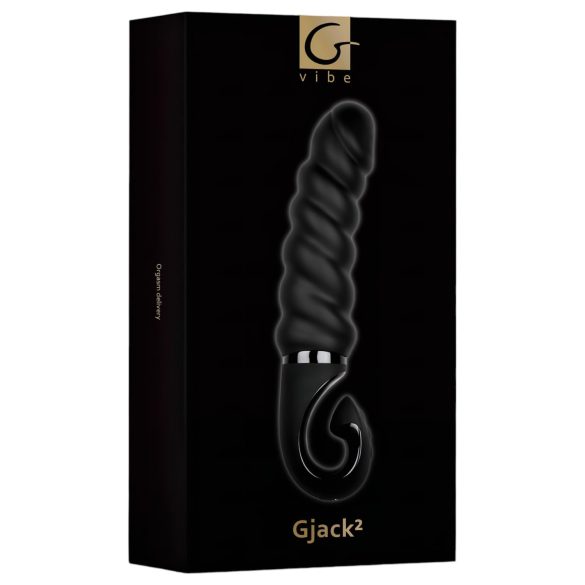 Gvibe - vibrador ponto G recarregável à prova d'água - silicone preto