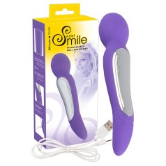 SMILE - vibrador massajador com 2 motores - roxo