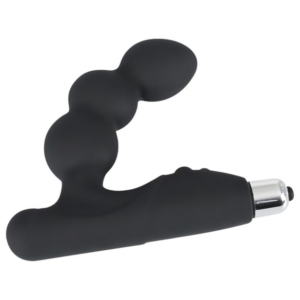 Rebel - vibrador próstata com esferas - silicone preto