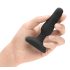 b-Vibe Novice - vibrador anal para iniciantes - silicone preto