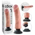 King Cock - vibrador com ventosa 23 cm - cor pele