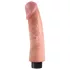 King Cock - vibrador com ventosa 23 cm - cor pele