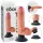 King Cock - vibrador com ventosa - 18 cm - cor natural