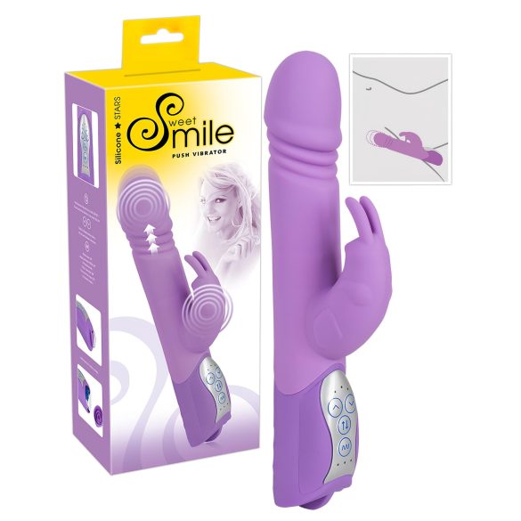 SMILE Push - vibrador clitoriano com braço impulsor (roxo)