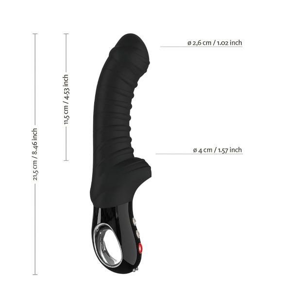 Fun Factory Tiger G5 - vibrador de ponto G à prova d’água (preto)