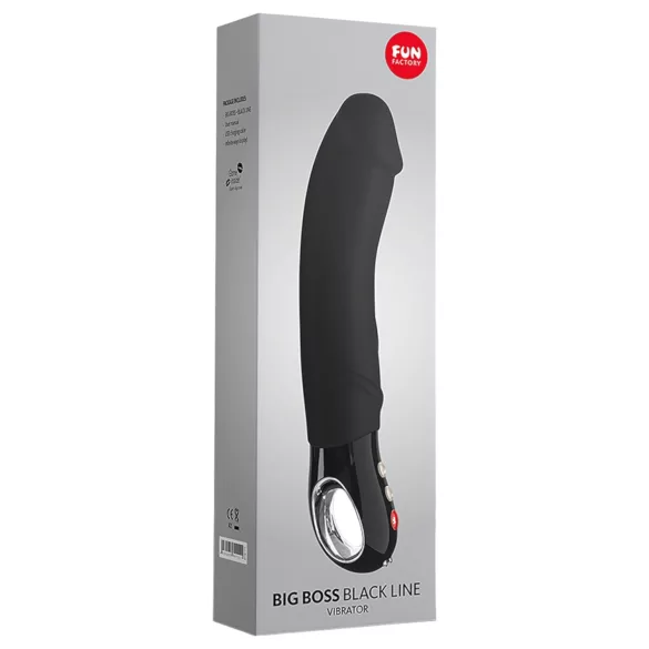 Fun Factory Big Boss - vibrador ponto G à prova d'água - preto