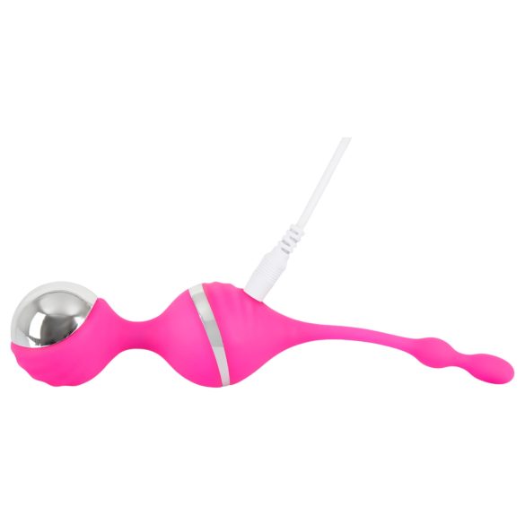 SMILE - bola vaginal vibratória - silicone rosa