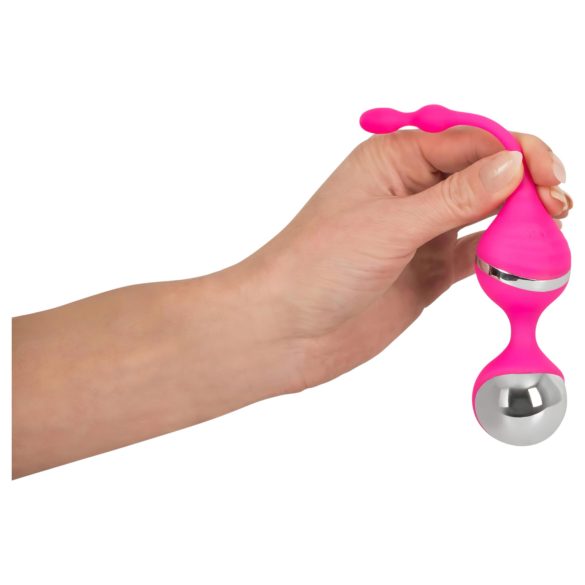 SMILE - bola vaginal vibratória - silicone rosa