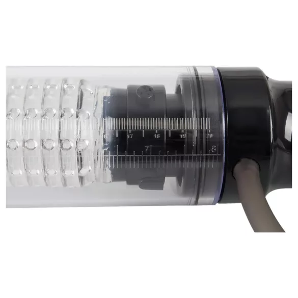 You2Toys - bomba peniana e masturbador 2 em 1 - transparente