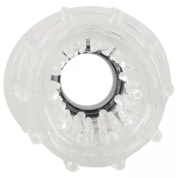 You2Toys - bomba peniana e masturbador 2 em 1 - transparente