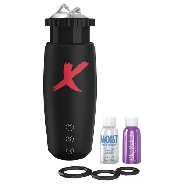 PDX Moto Bator - masturbador masculino sucção movimento automático preto