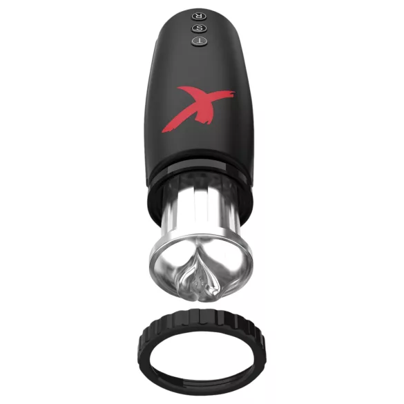 PDX Moto Bator - masturbador masculino sucção movimento automático preto