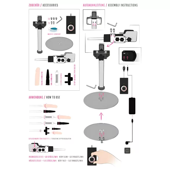 You2Toys - máquina de sexo penetradora elétrica