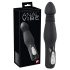 You2Toys - vibrador anal com movimento empurrador - silicone preto