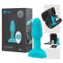 b-Vibe - vibrador anal com esferas rotativas - silicone turquesa