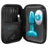 b-Vibe - vibrador anal com esferas rotativas - silicone turquesa