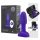 b-Vibe Rimming - vibrador anal com contas giratórias (roxo)
