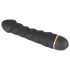 You2Toys - vibrador flexível com relevo - silicone preto