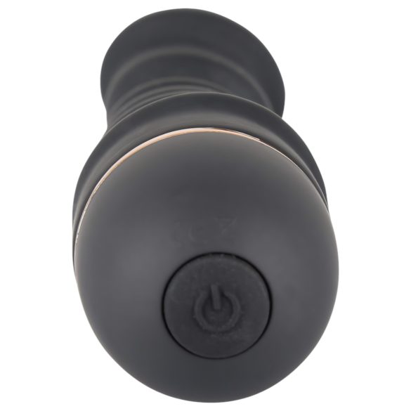 You2Toys - vibrador flexível com relevo - silicone preto