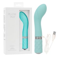   Pillow Talk Sassy - vibrador ponto G recarregável - silicone turquesa