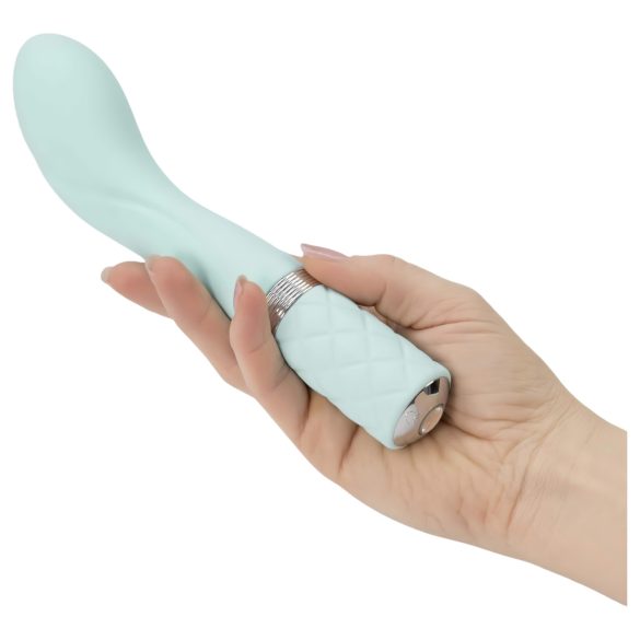 Pillow Talk Sassy - vibrador ponto G recarregável - silicone turquesa