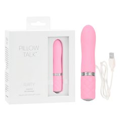  Pillow Talk Flirty - vibrador bullet recarregável - silicone rosa