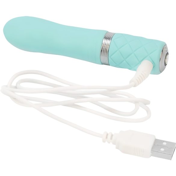 Pillow Talk Flirty - vibrador bullet recarregável - turquesa