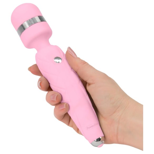 Pillow Talk Cheeky Wand - vibrador massageador recarregável (rosa)